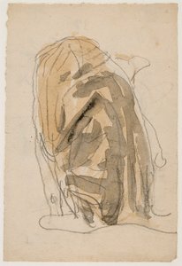 Katze, die sich wäscht, 1896-1939 von Gwendolen Mary John