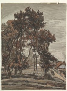 Landschaft in der Nähe von Saint Jean de Mont von Géza Peske