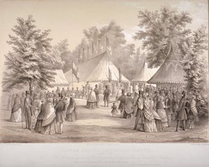 Abendessen der Clapham-Sonderpolizisten, Clapham, London, 1848