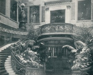 Die große Treppe im Buckingham Palace, um 1899