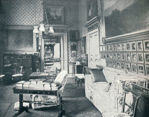 Ankleidezimmer des Prinzgemahls im Buckingham Palace, ca. 1899, 1901 von HN King