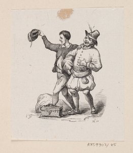 Illustration zu "Des Kaisers neue Kleider" in H.C. Andersen, "Märchen und Geschichten", Band 1