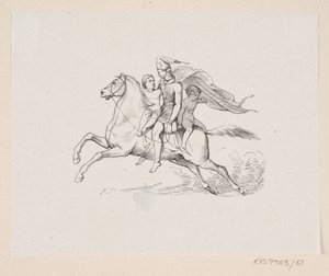 Illustration zu "Ole Lukøje" in H.C. Andersen, "Märchen und Geschichten", Band 1
