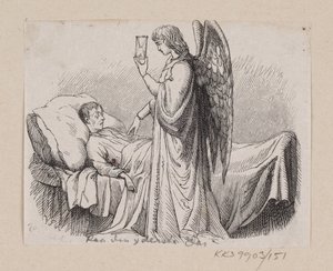 Illustration zu "Paa den yderste Dag" in H.C. Andersen, "Märchen und Geschichten", Band 2