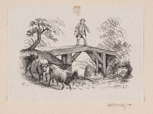 Illustration zu "Großer Klaus und kleiner Klaus" in H.C. Andersen, "Märchen und Geschichten", Band 1