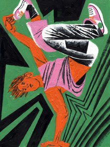 Dynamischer Breakdance-Pop