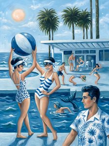 Retro Poolspaß