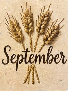 September Weizenernte