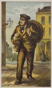 Bäcker (farbige Lithografie)