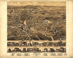 Uxbridge, Mass. 1880 von H. Beck and Pauli Bigelow