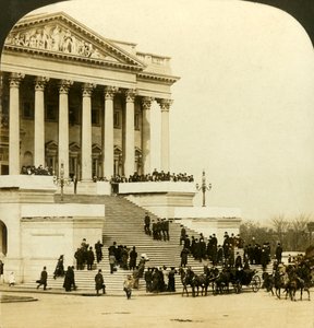 Ankunft am Kapitol...Inauguration von Roosevelt, Washington, 1905 von H. C. White