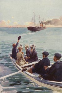 Der Dampfer schrumpfte jede Sekunde