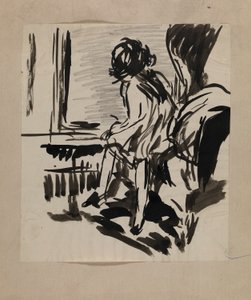 Ohne Titel (Sitzende Figur)