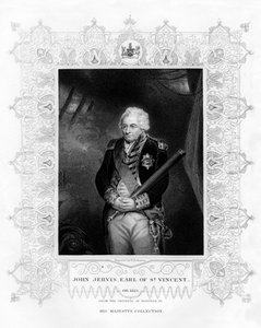 John Jervis, 1. Earl of St Vincent, Admiral der Royal Navy, 19. Jahrhundert