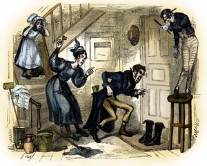 Das alte Kuriositätenladen von Charles Dickens von Hablot Knight Browne
