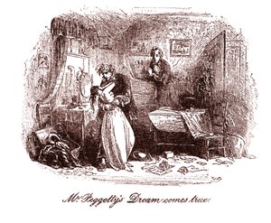 David Copperfield von Hablot Knight Browne