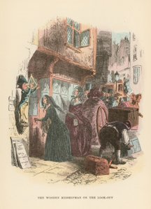 Illustration für Dombey und Sohn von Hablot Knight Browne