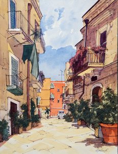 Altstadt, Bari, Italien, um 2024