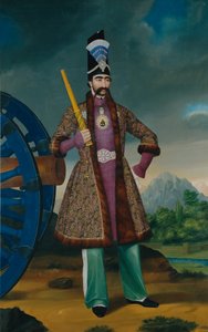 Der Schah von Persien Nāser ad-Dīn Schāh, ca. 1860-70 von Hakob Mkrtum Hovnatanyan