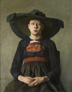 Ein bayerisches Bauernmädchen