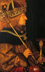 Porträt von Friedrich III. (der Friedliche) von Hans (after) Burgkmair