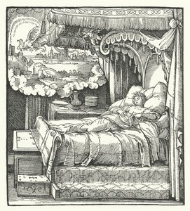 Die Vision der Sibylle von Hans (after) Burgkmair