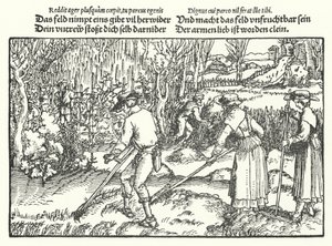 Die Schnitter von Hans (after) Burgkmair