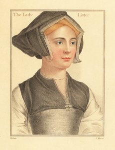 Isabel Shirley, Ehefrau des englischen Oberrichters Sir Richard Lyster, 1812 (Gravur) von Hans (after) Holbein the Younger