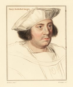 Sir Henry Guldeford, Stallmeister (1812) (Gravur) von Hans (after) Holbein the Younger