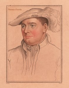 Sir Thomas Parry, Haushofmeister von Elisabeth I., 1812 (Gravur) von Hans (after) Holbein the Younger