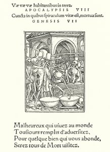 Das Beinhaus (Gravur) von Hans (after) Holbein the Younger