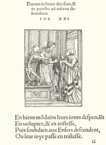 Die Gräfin oder Braut (Gravur) von Hans (after) Holbein the Younger