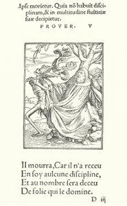 Der Abt (Gravur) von Hans (after) Holbein the Younger
