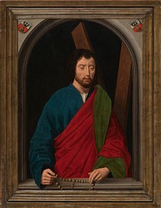 St. Andreas, ca. 1491-1519 von Hans (after) Memling