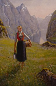 Melkerin von Hans Andreas Dahl