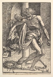 Christus mit den Folterinstrumenten, unterstützt von einem kleinen Engel, 1517