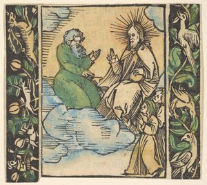 Illustration aus Beschlossen Gart des Rosenkranz Mariae von Hans Baldung