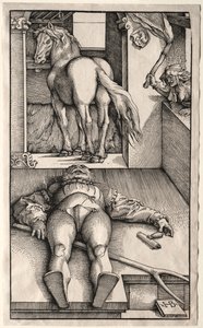 Der verhexte Bräutigam von Hans Baldung