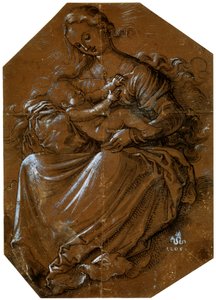 Jungfrau und Kind, ca. 1500-1545 von Hans Baldung