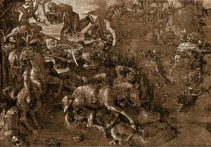 Schlacht der Ritter mit dem Tod