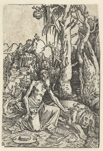 Heiliger Hieronymus als Büßer in der Wüste