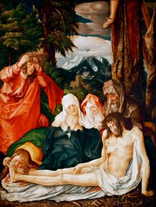Die Klage über den toten Christus - Hans Baldung von Hans Baldung Grien