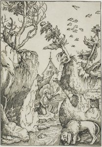 Der heilige Hieronymus in der Wildnis