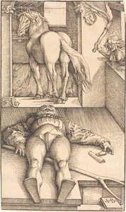 Der verhexte Bräutigam von Hans Baldung Grien