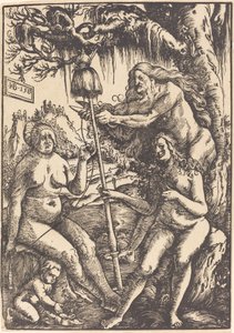 Die drei Schicksalsgöttinnen: Lachesis, Atropos und Clotho von Hans Baldung Grien