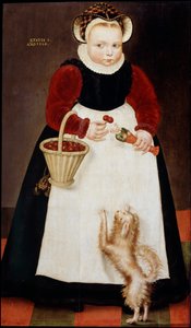 Porträt eines jungen Mädchens, 1584 von Hans Bock the Elder