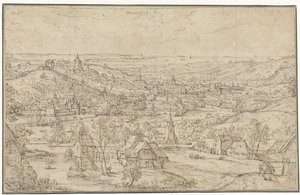Ansicht von Brüssel von Hans Bol