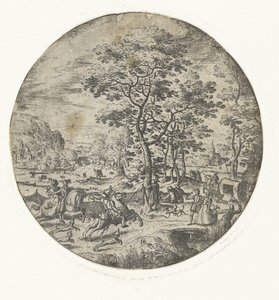 Falkenjagd von Hans Bol