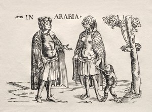 Einheimische von Arabien und Indien