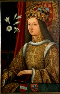 Porträt von Alienor von Portugal, nach einem Original von 1468